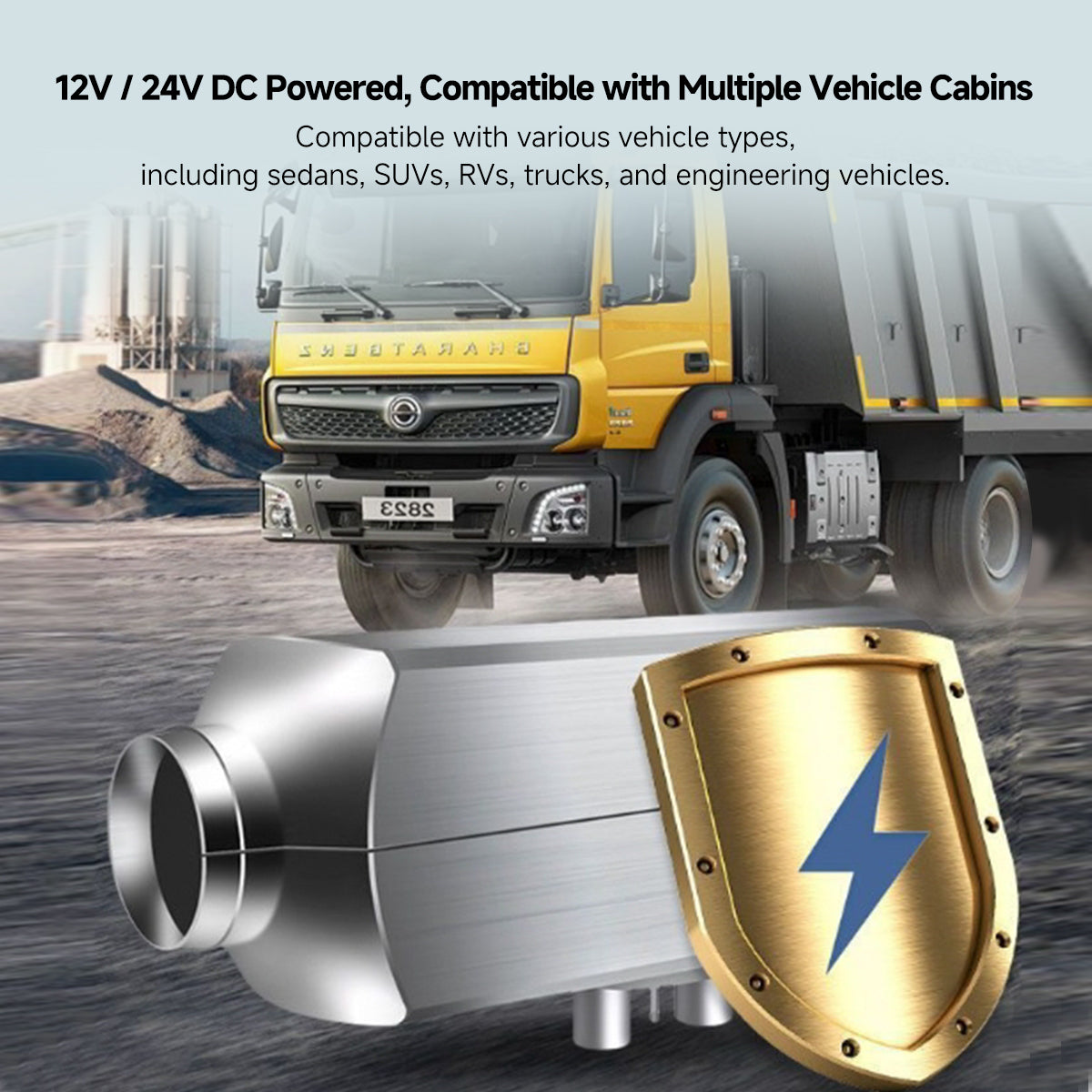 Air Parking Heater β 5000W Diesel Quiet Rapid Heat Portable for Car Truck RV | Traverseon