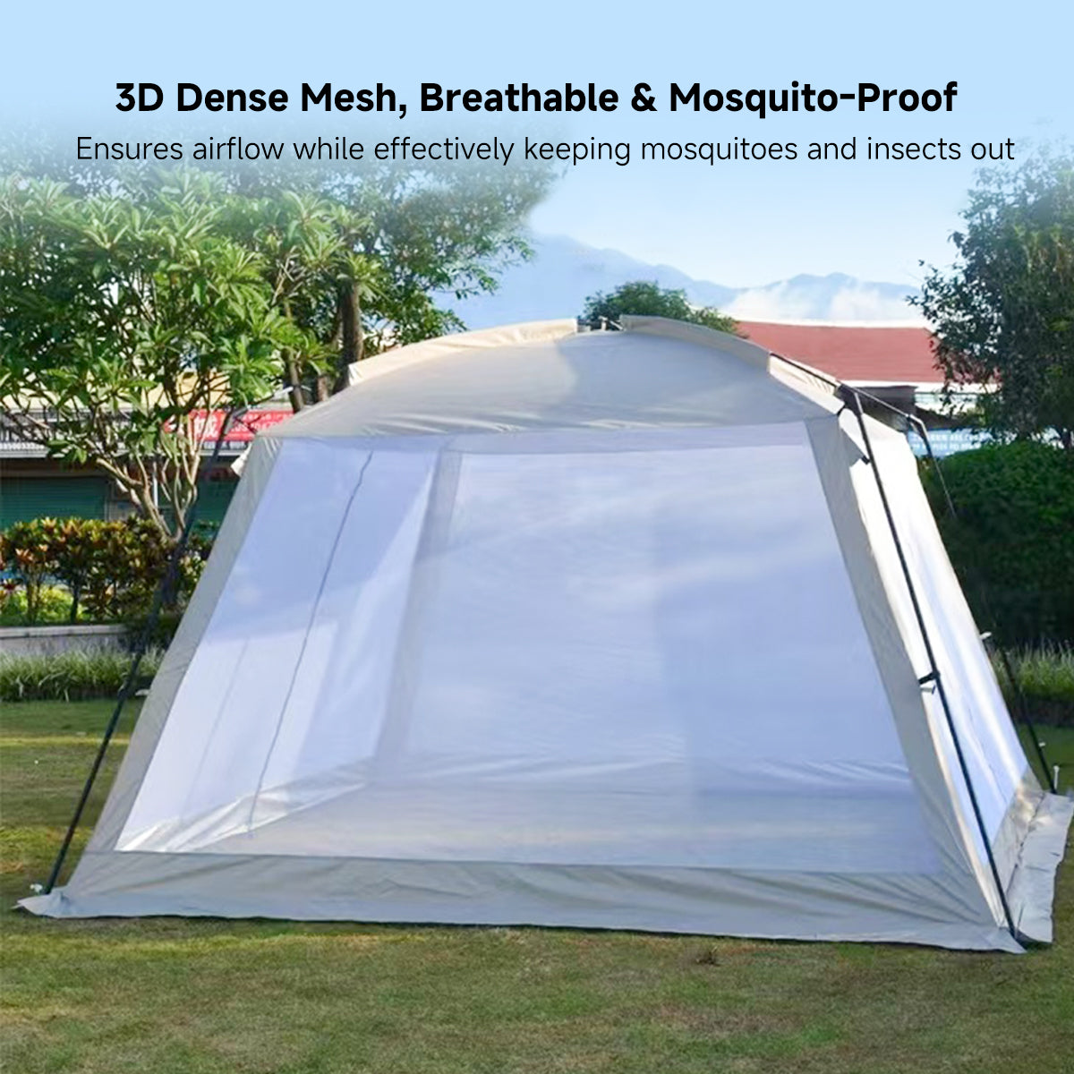 Screen House Tent – 4-8 Person Outdoor Gazebo with Mosquito Netting | Traverseon