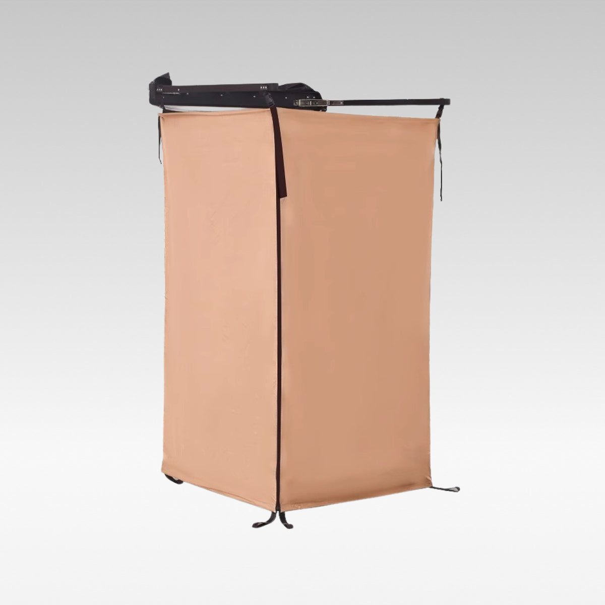 Portable Foldable Overland Car-Mounted Camping Shower Tent β Versatile Needs and with Hanging Loops