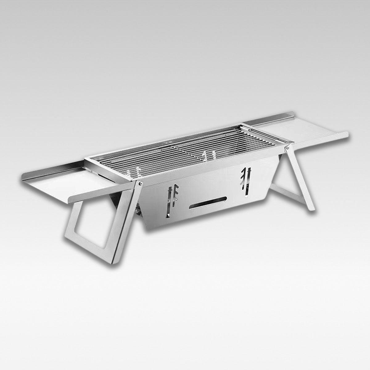 Portable Charcoal BBQ – 2cm Ultra-Thin Foldable for 3-6 People | Traverseon