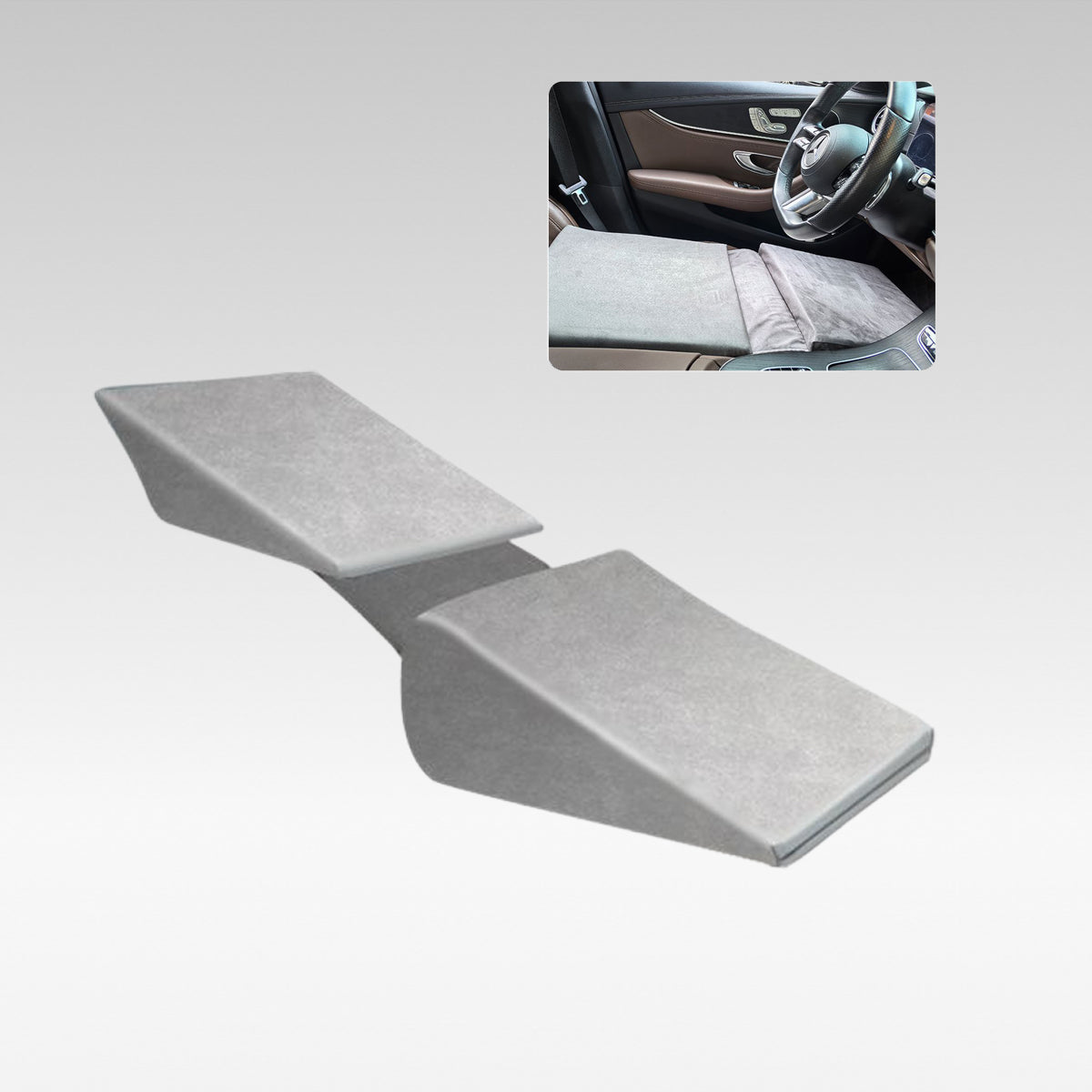 No Inflation Needed Instant Car Front Seat Sleeping Pad
