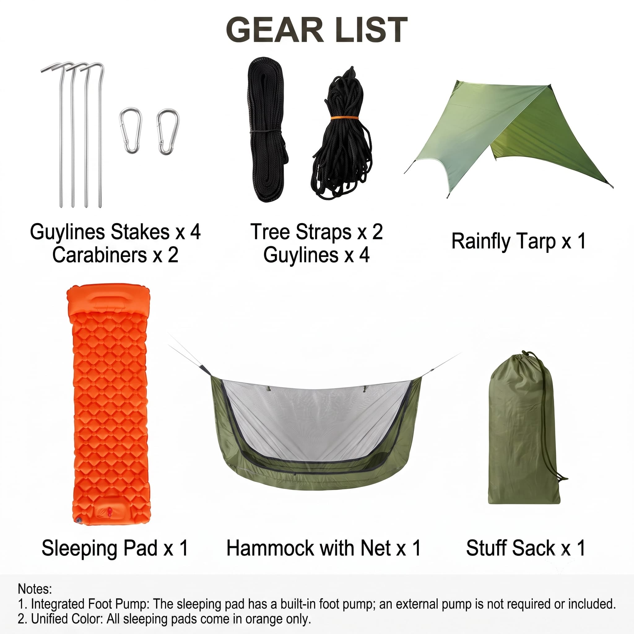 Anti-Mosquito Camping Hammock – 440 lb, 3000 mm Rain Tarp | Traverseon