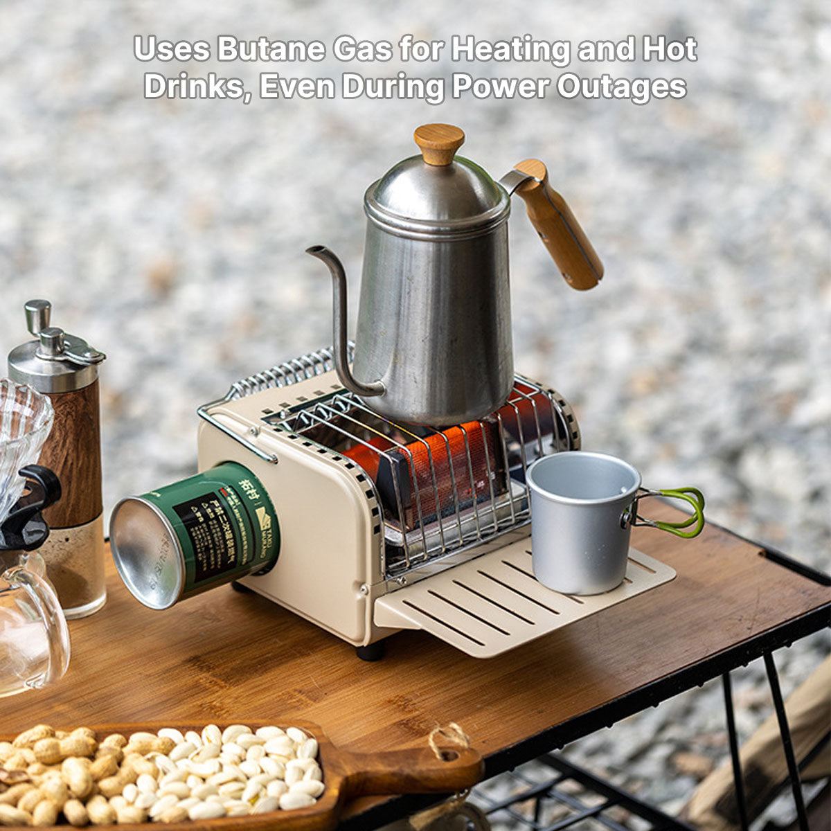 1200W Portable Butane Camping Heater & Warmer