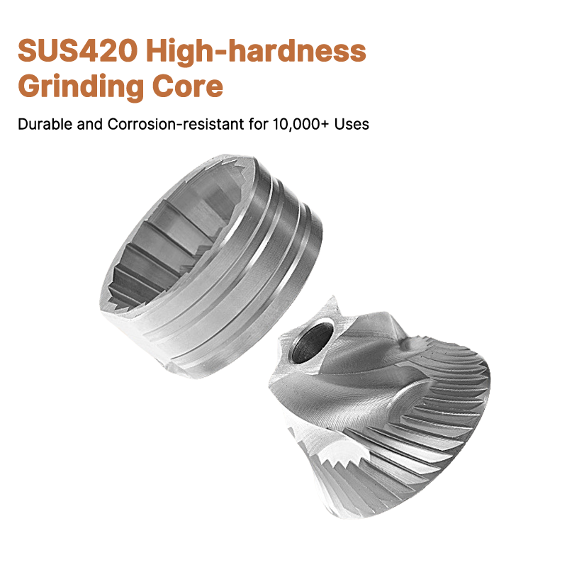 Traverseon Dual-Bearing Precision Portable Coffee Grinder