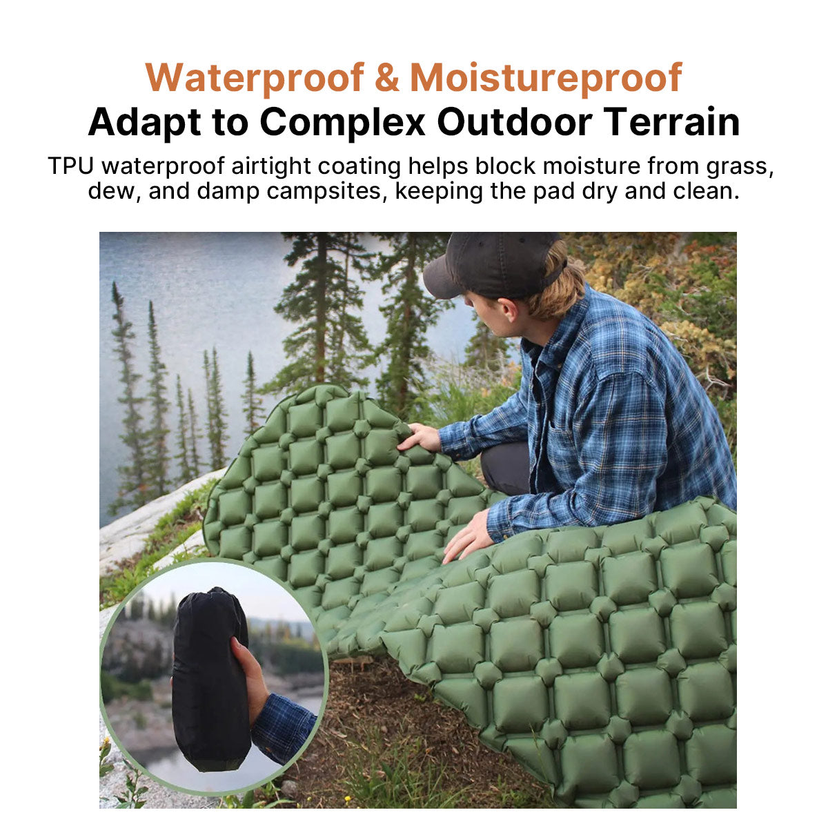 R3 Inflatable Sleeping Pad – Lightweight Insulated Camping Mat | Traverseon