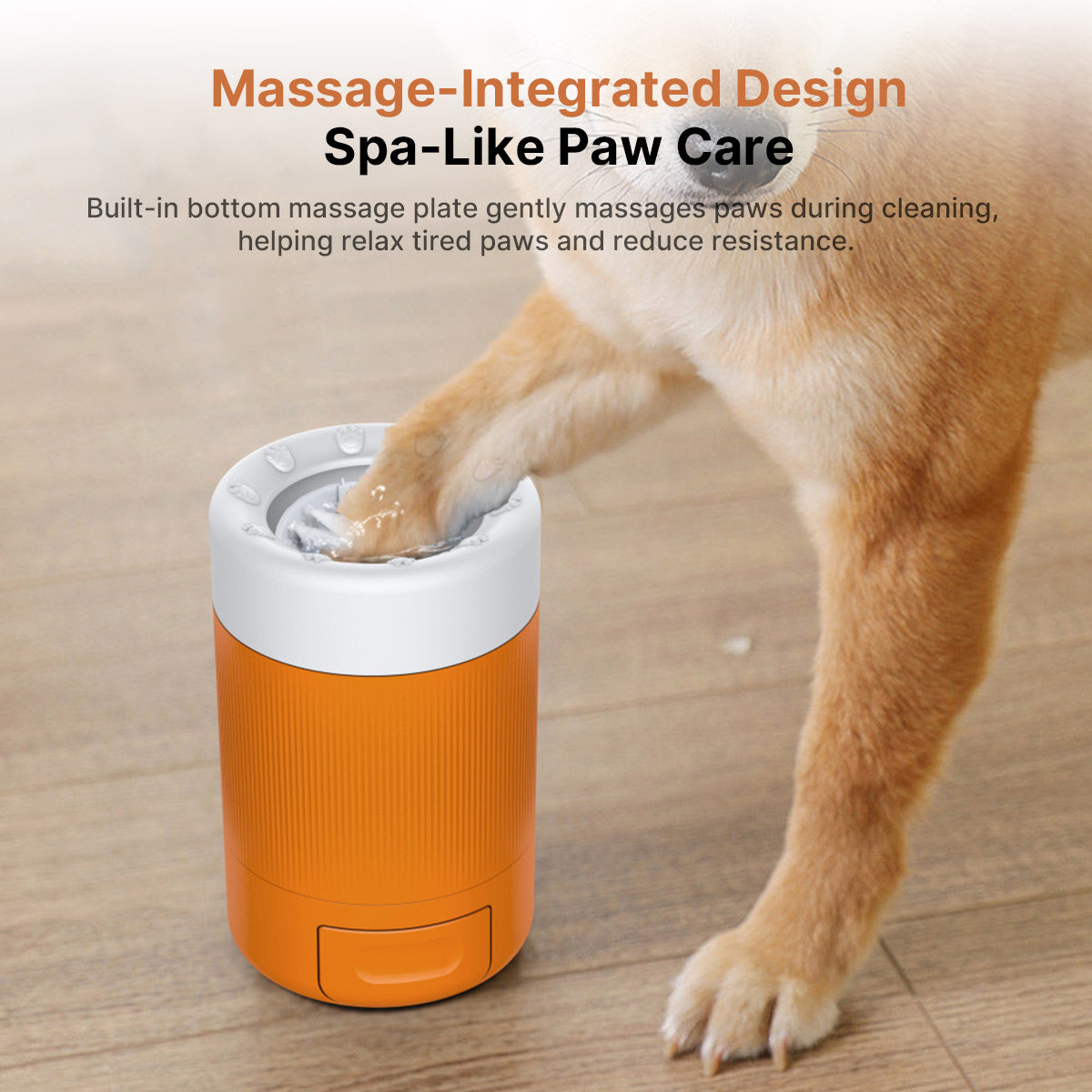 Dog Paw Cleaner - Small Dogs Under 15lbs, Portable Outdoor | Traverseon