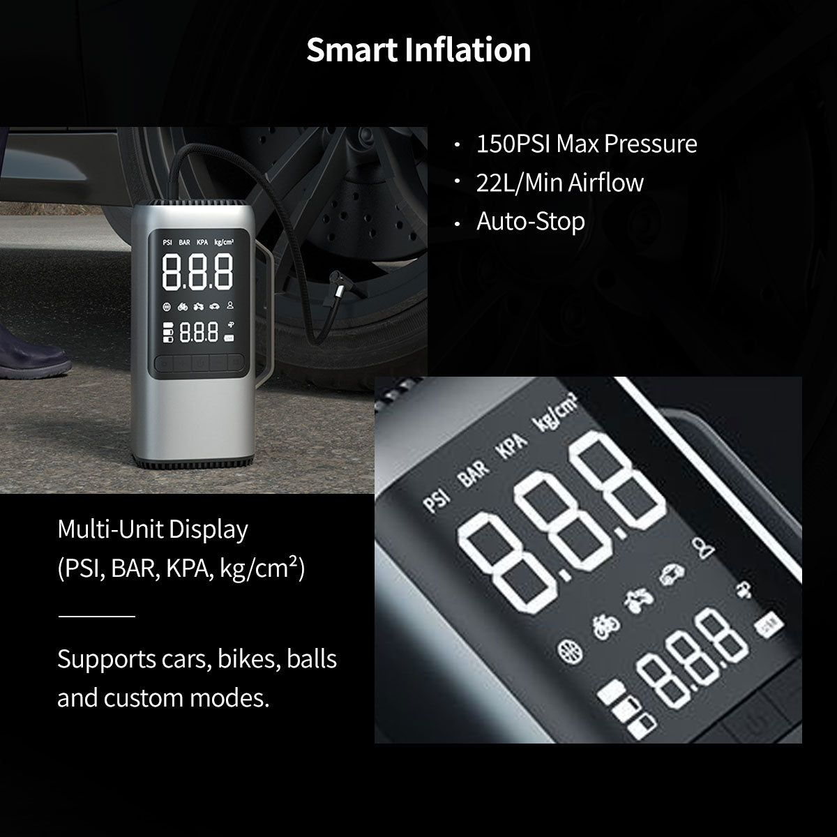 9-in-1 Car Emergency Tool β Jump Starter, Tire Inflator, Vacuum Cleaner | Traverseon