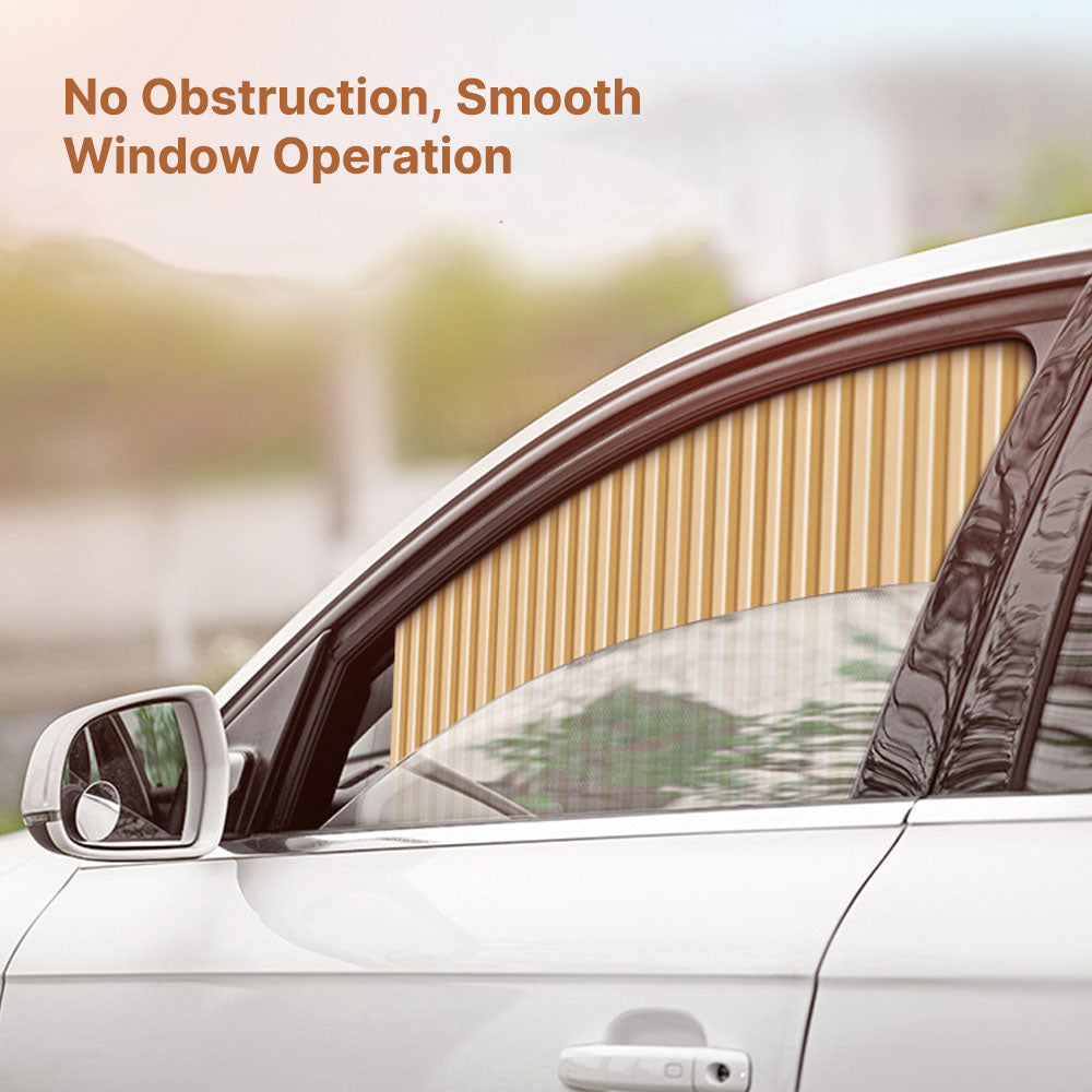 Traverseon ShadeRail Car Curtains – Magnetic Blackout Sunshade