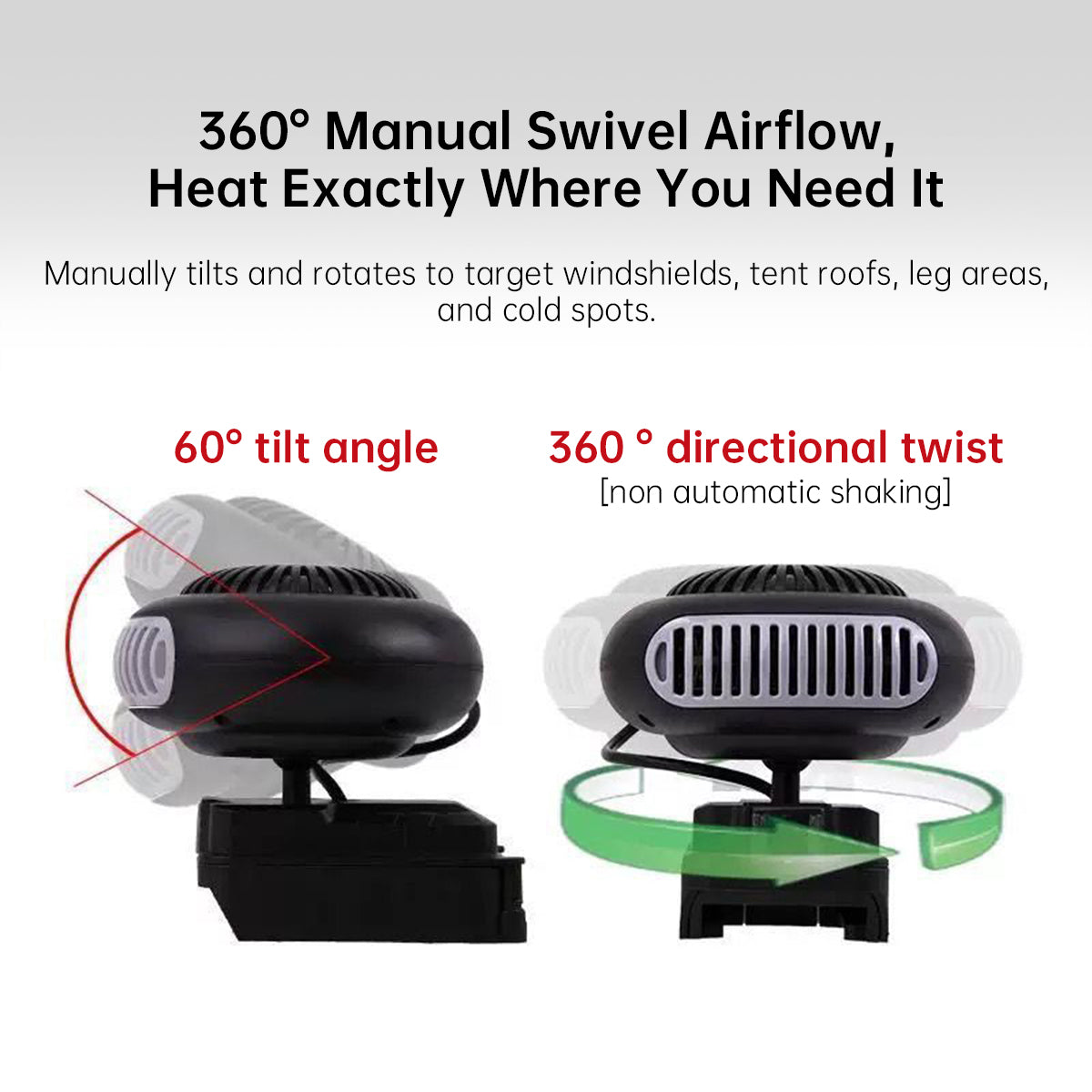 Portable Cordless Car Heater β 3-Second Heat, Rechargeable Lithium Power, Indoor/Outdoor Use | Traverseon