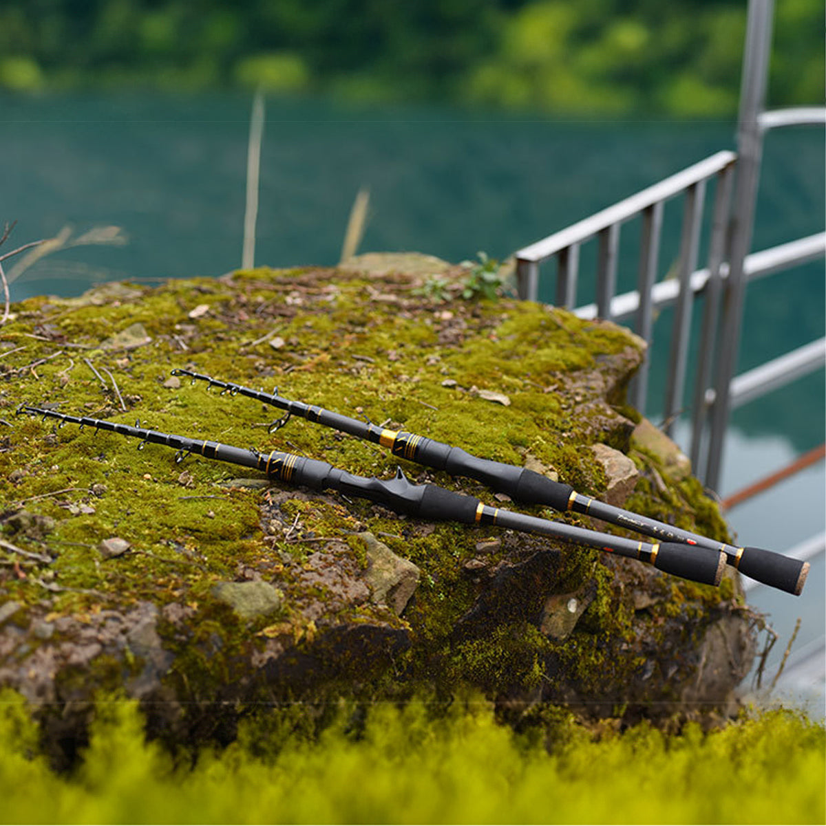 Carbon Fiber Telescopic Fishing Rod – Portable Lure Travel Pole