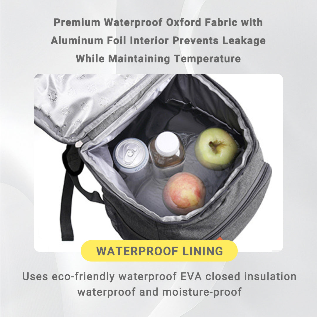 24L Insulated Cooler Backpack β 4H Warm 8H Cold for Camping & Beach|Traverseon