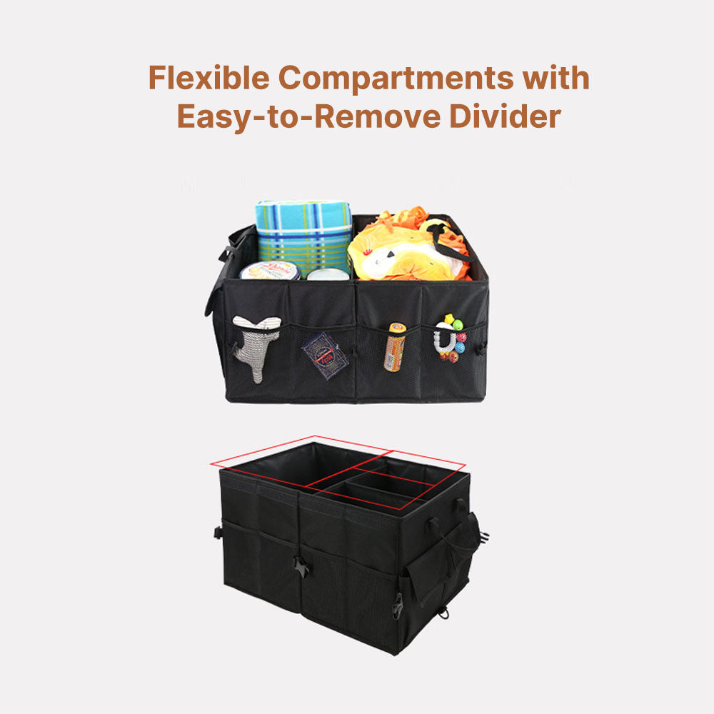 Traverseon RoadVault 60L Collapsible Car Trunk Organizer