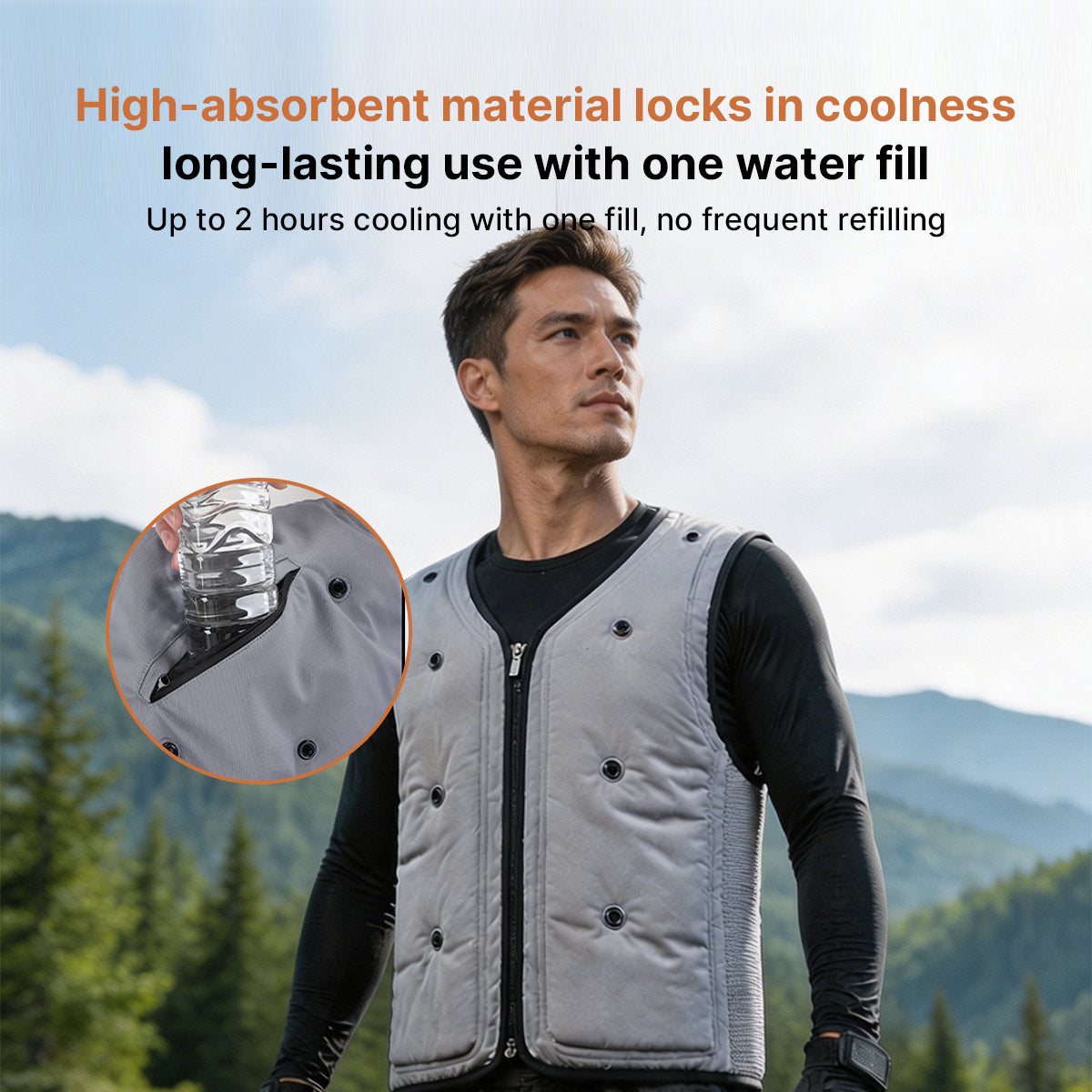 Evaporative Cooling Vest – Lightweight Breathable Heat Relief | Traverseon