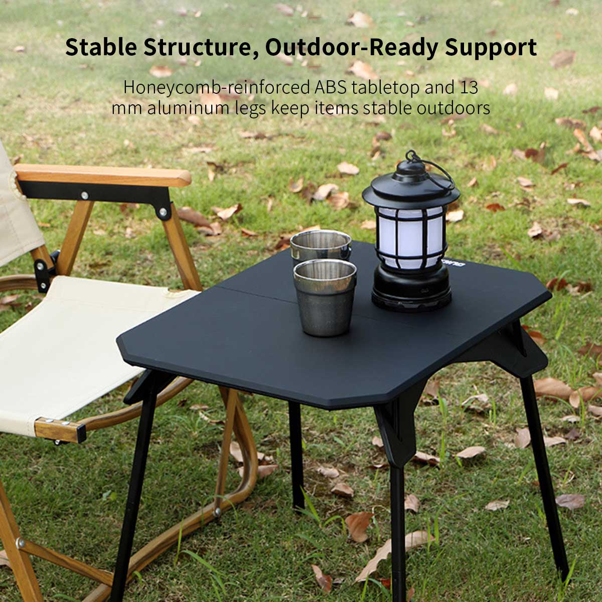 ABS & Aluminum Table – Camping Folding Dual-Height 1.6KG Portable Picnic Outdoor | Traverseon