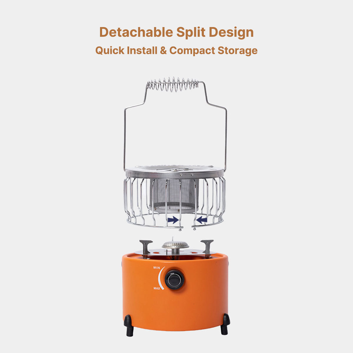 2000W Portable Outdoor Stove & Heater, Multi-Function Cooking