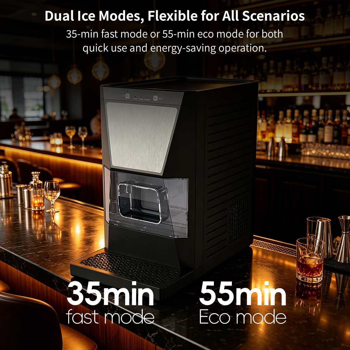 Clear Sphere Ice Maker β One-Touch Self-Cleaning Portable Countertop Machine | Traverseon