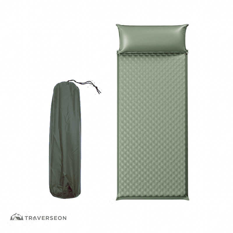 Automatic Inflatable Camping Mattress – Moisture-Proof,Back-Support,Portable|Traverseon