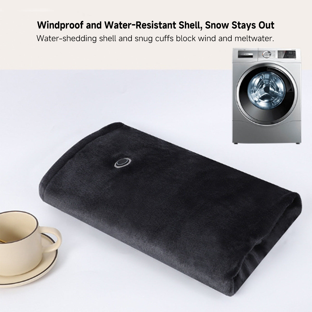 USB Heated Shawl Blanket – 3-Level Rapid Heating, Wearable & Washable for Home Office Camping | Traverseon