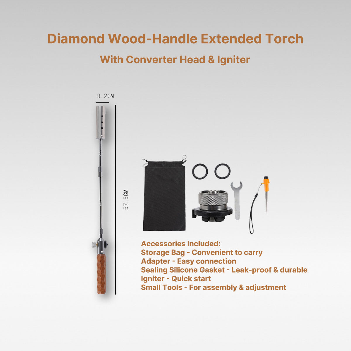 Long Nozzle Camping Torch Lighter