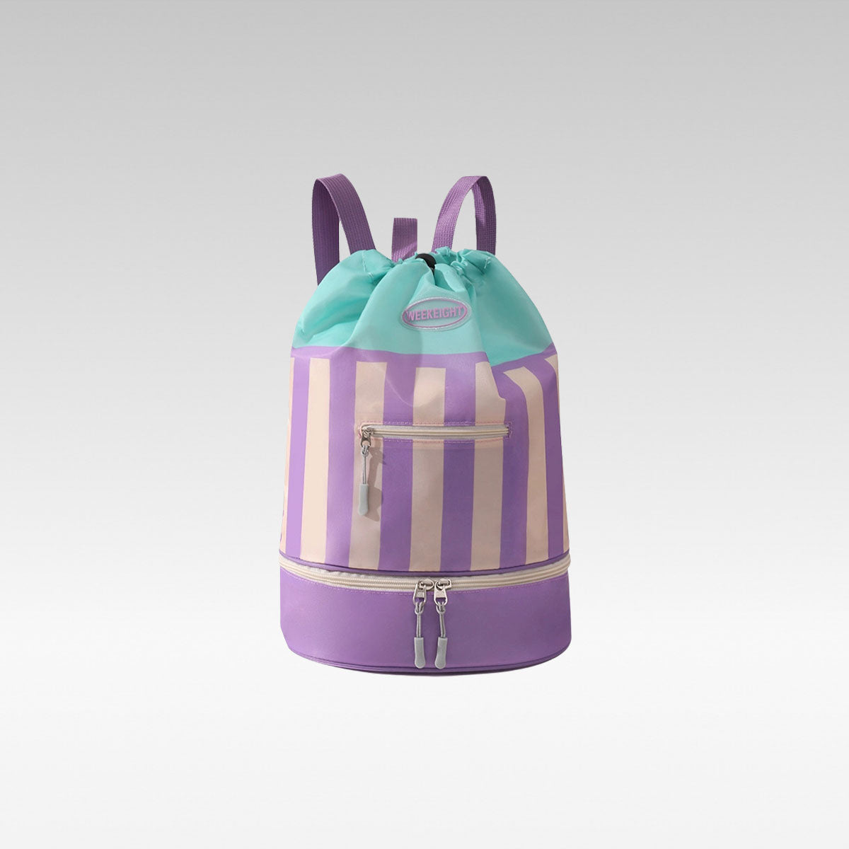 Wet-Dry Shoe-Bay Drawstring Backpack