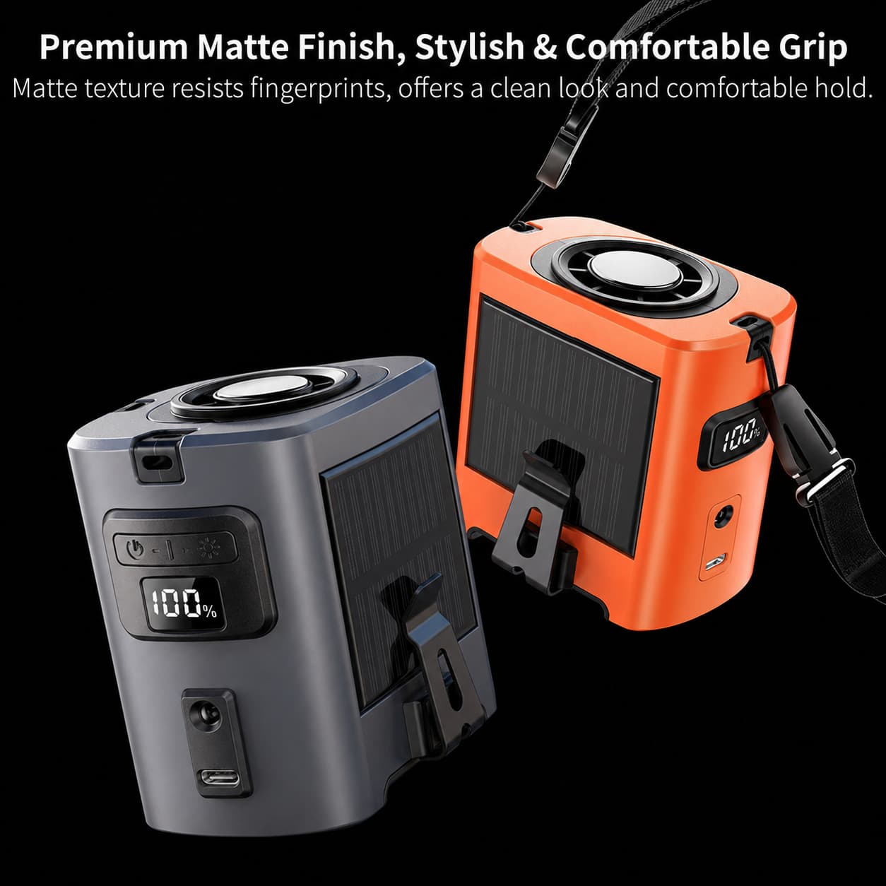 Solar Recharge Waist Fan – 8000mAh TEC Cooling Fan | Traverseon