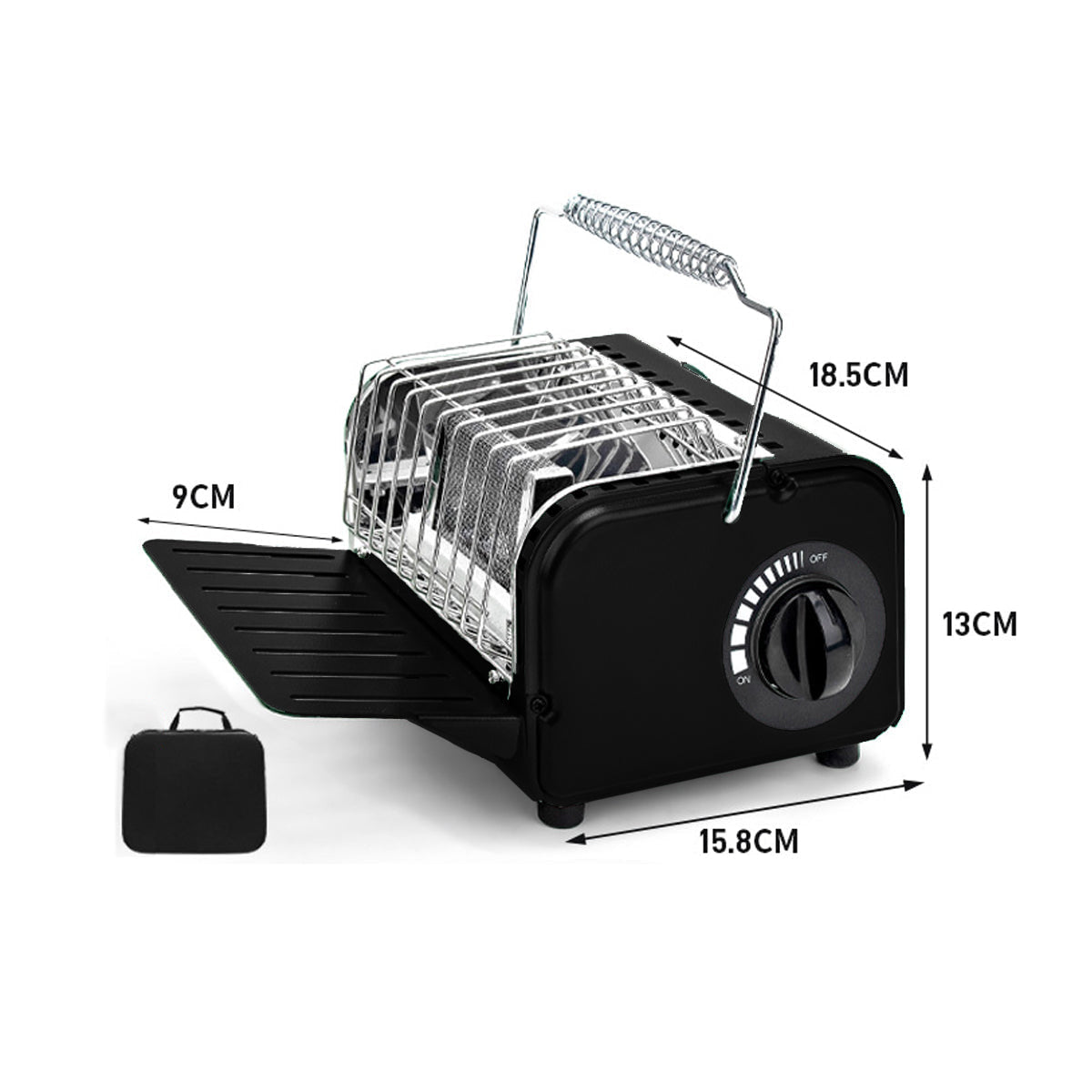 1200W Portable Butane Camping Heater & Warmer