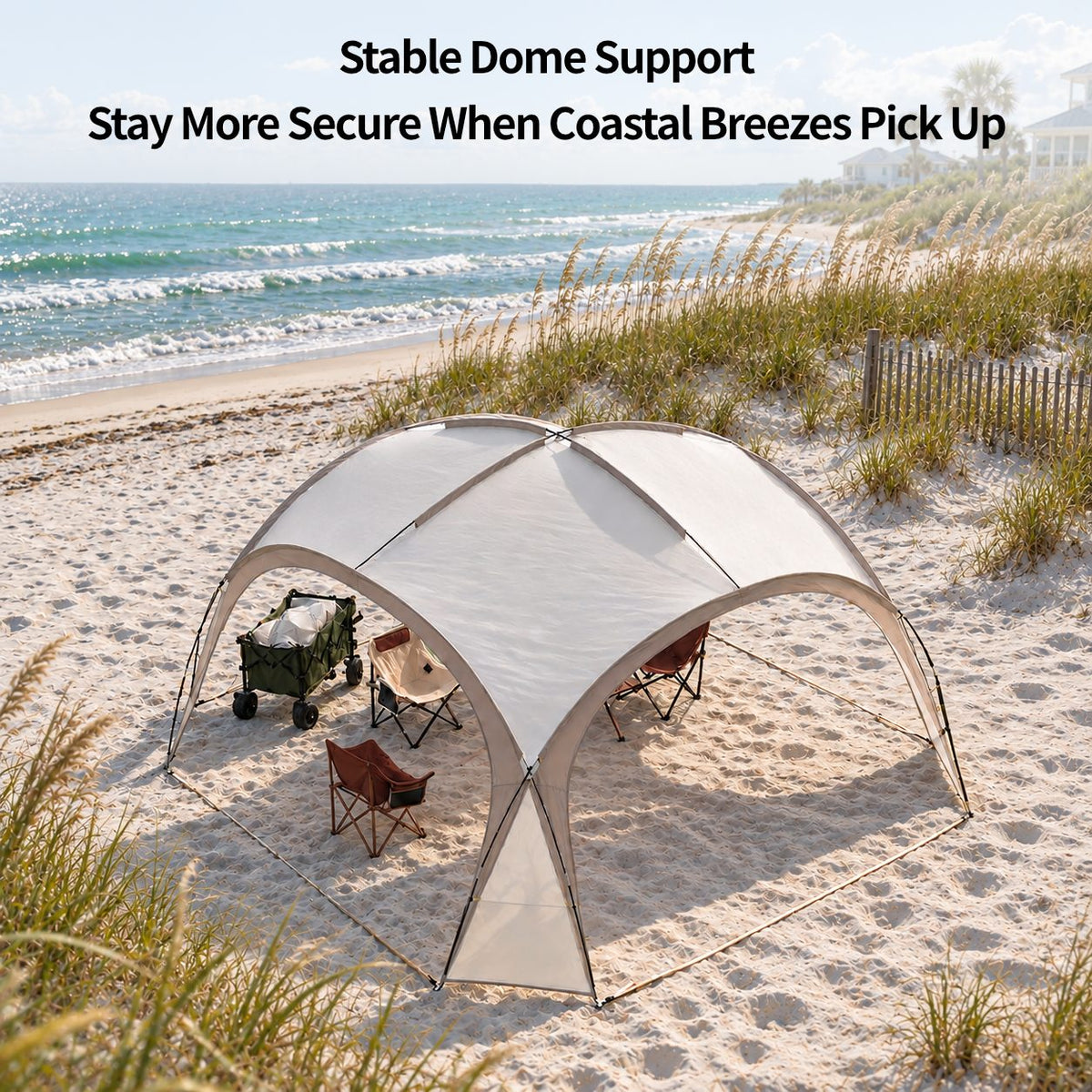 Family Dome Canopy Tent – 4–12 Person Sun Shelter, 10x10 & 14x14 ft | Traverseon