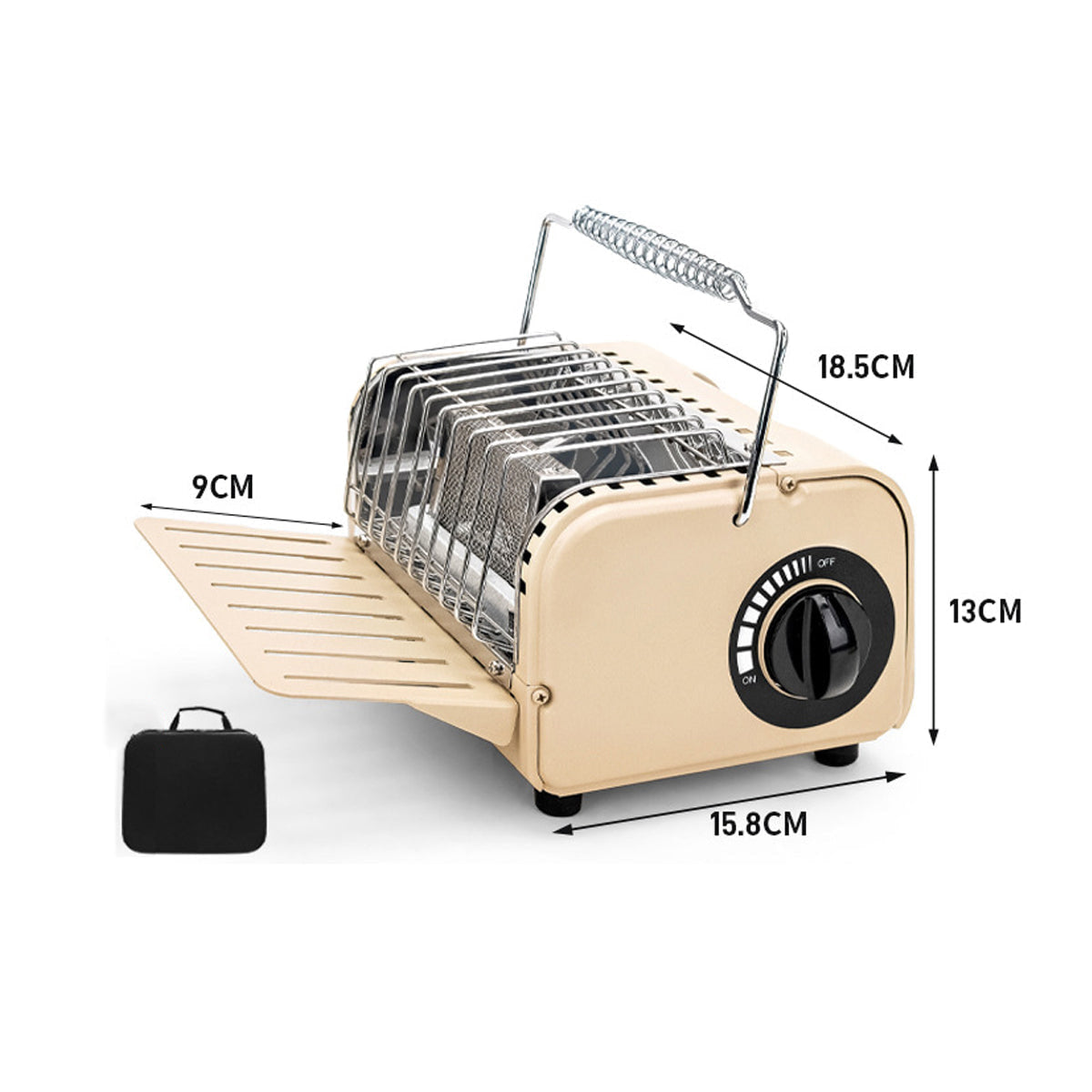 1200W Portable Butane Camping Heater & Warmer