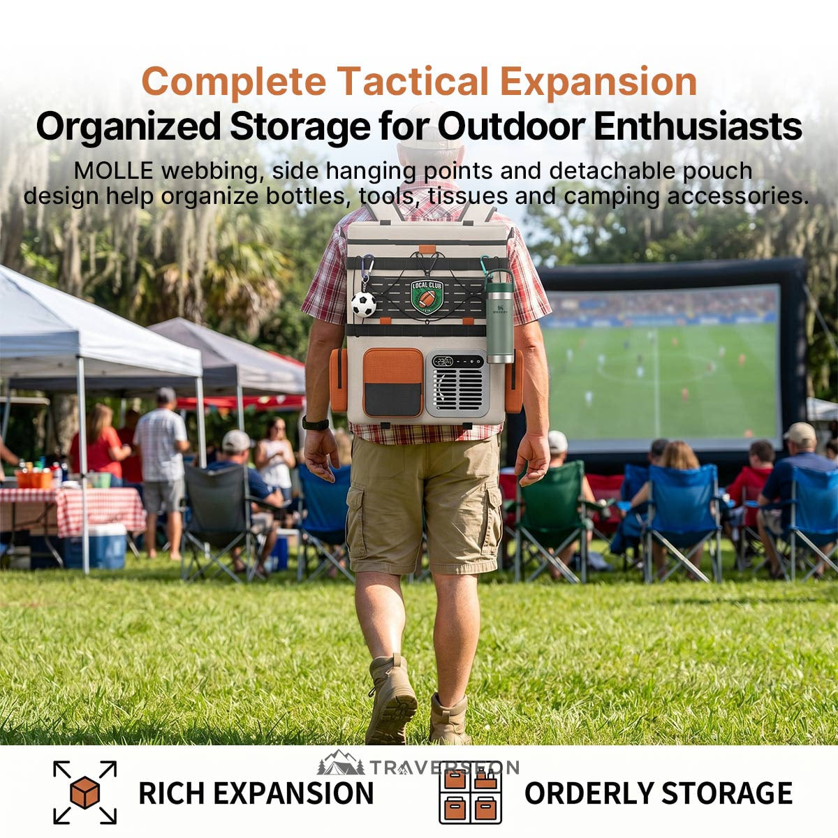 19QT Portable Fridge Freezer – Backpack 12V Compressor Cooler | Traverseon