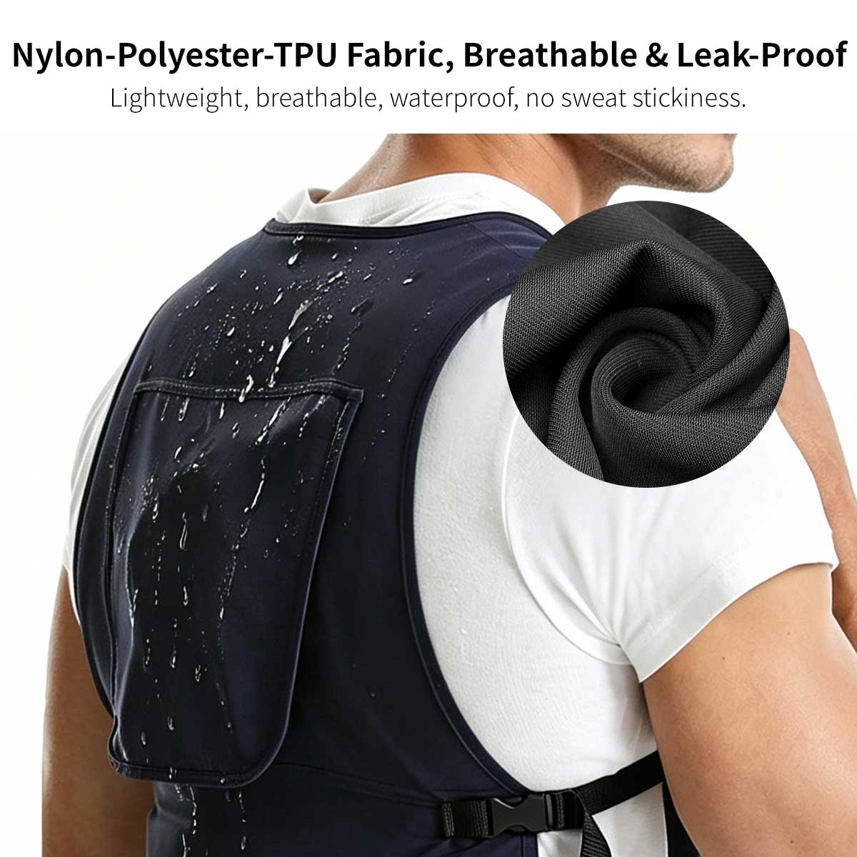Water Circulation Cooling Vest – Adjustable Summer Cooling Gear | Traverseon
