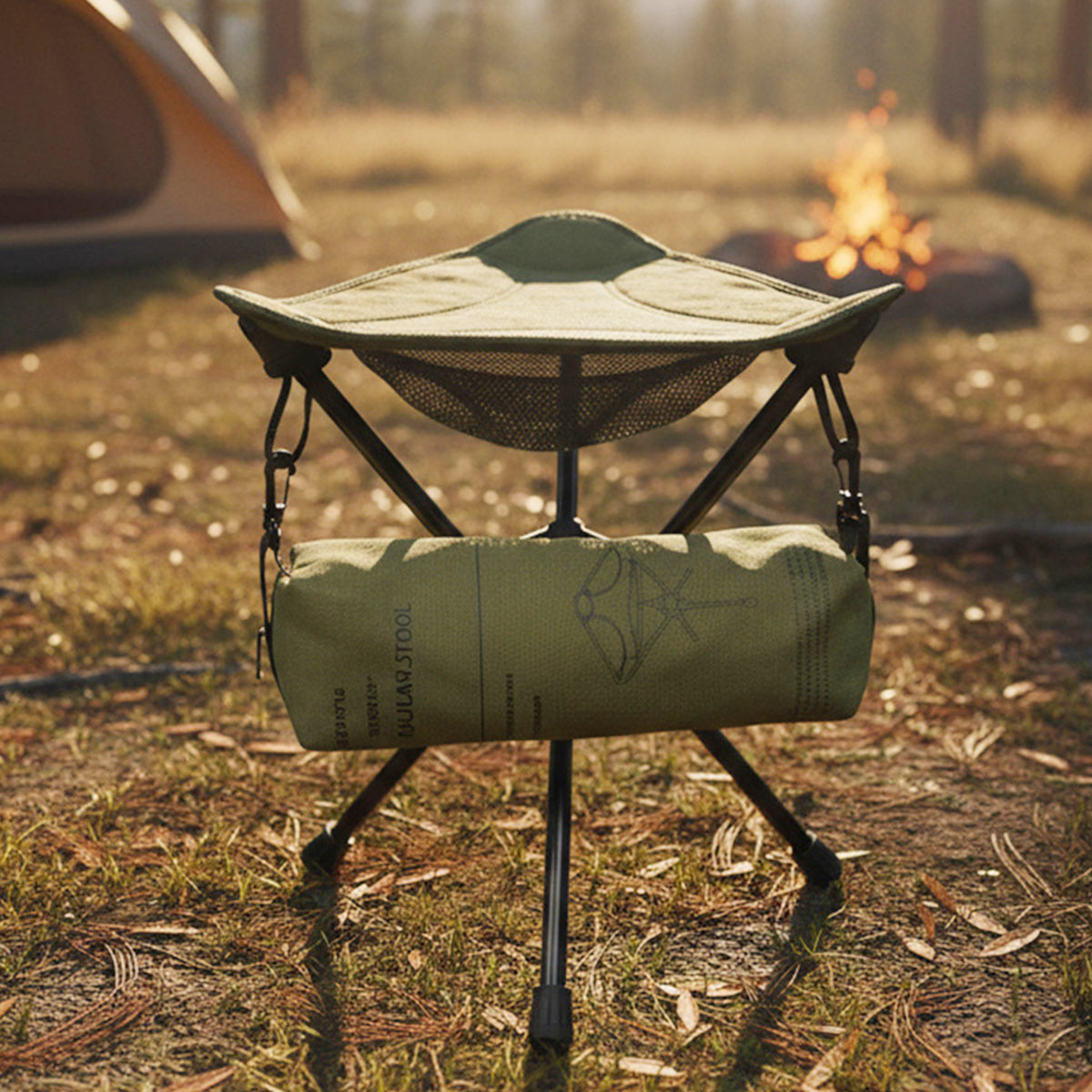 Chair Stool – Hunting Folding Portable 360° Rotating for Camping | Traverseon