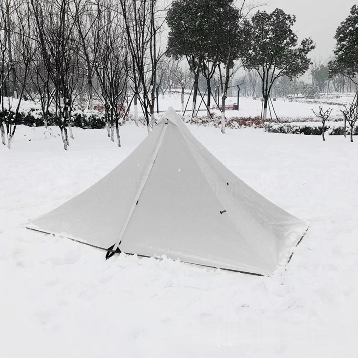 Ultralight Pyramid Tent – 1-2P Trekking Pole Setup|Traverseon