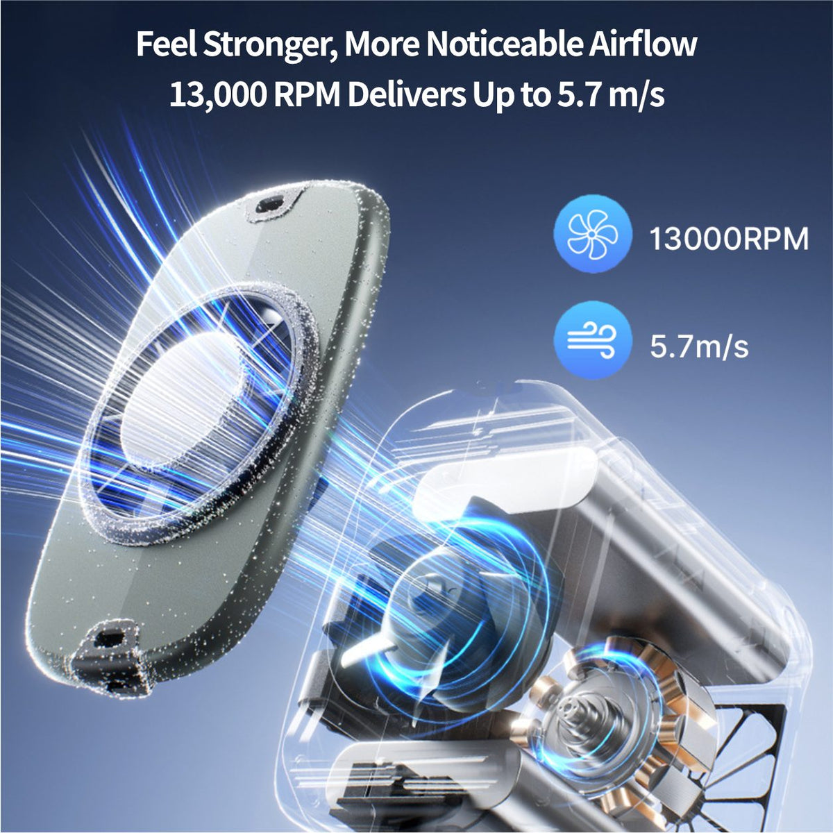 Wearable Waist Cooling Fan – Semiconductor Portable Clip Fan | Traverseon