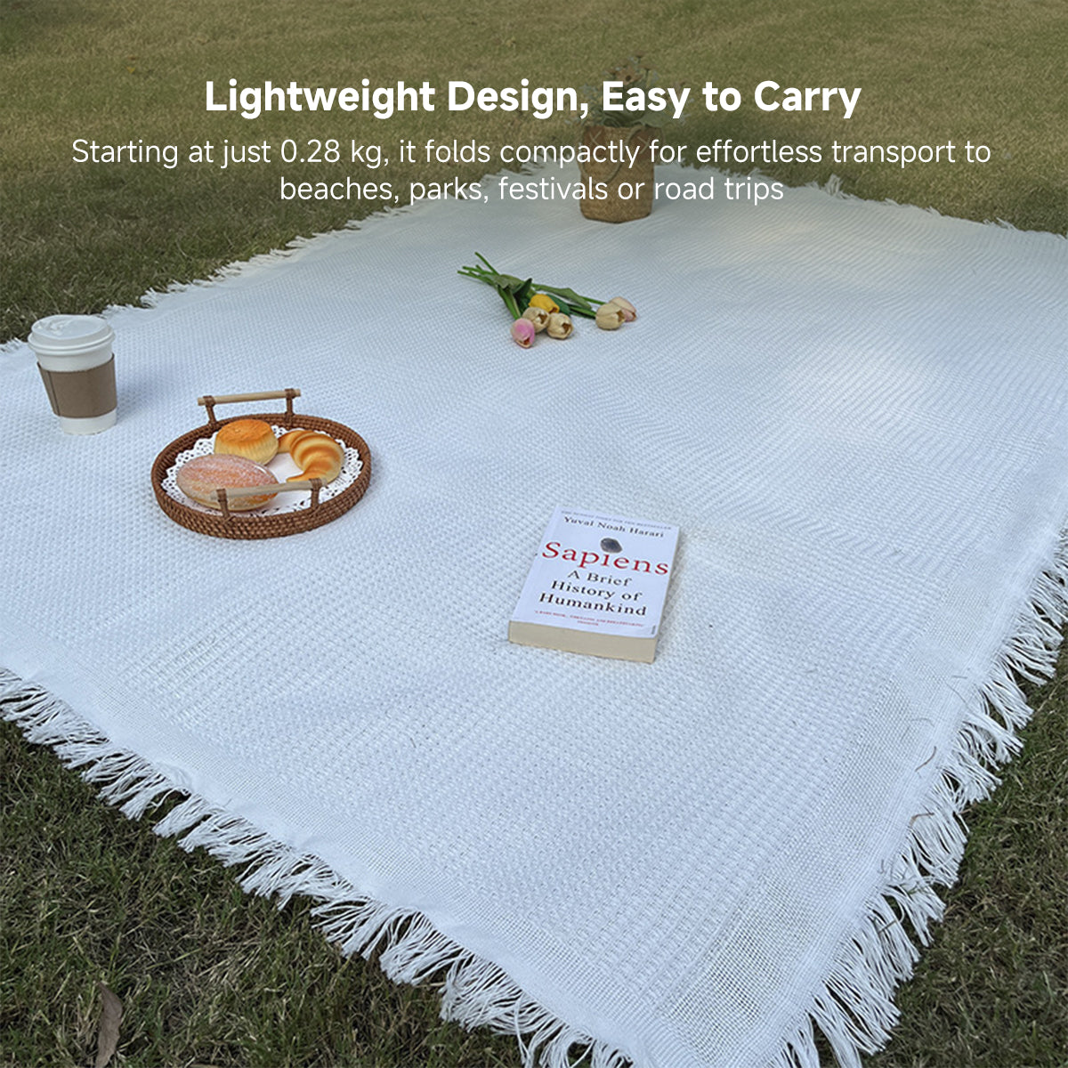 3-Season Camping Picnic Blanket – Moisture-Resistant Outdoor Travel Blanket | Traverseon