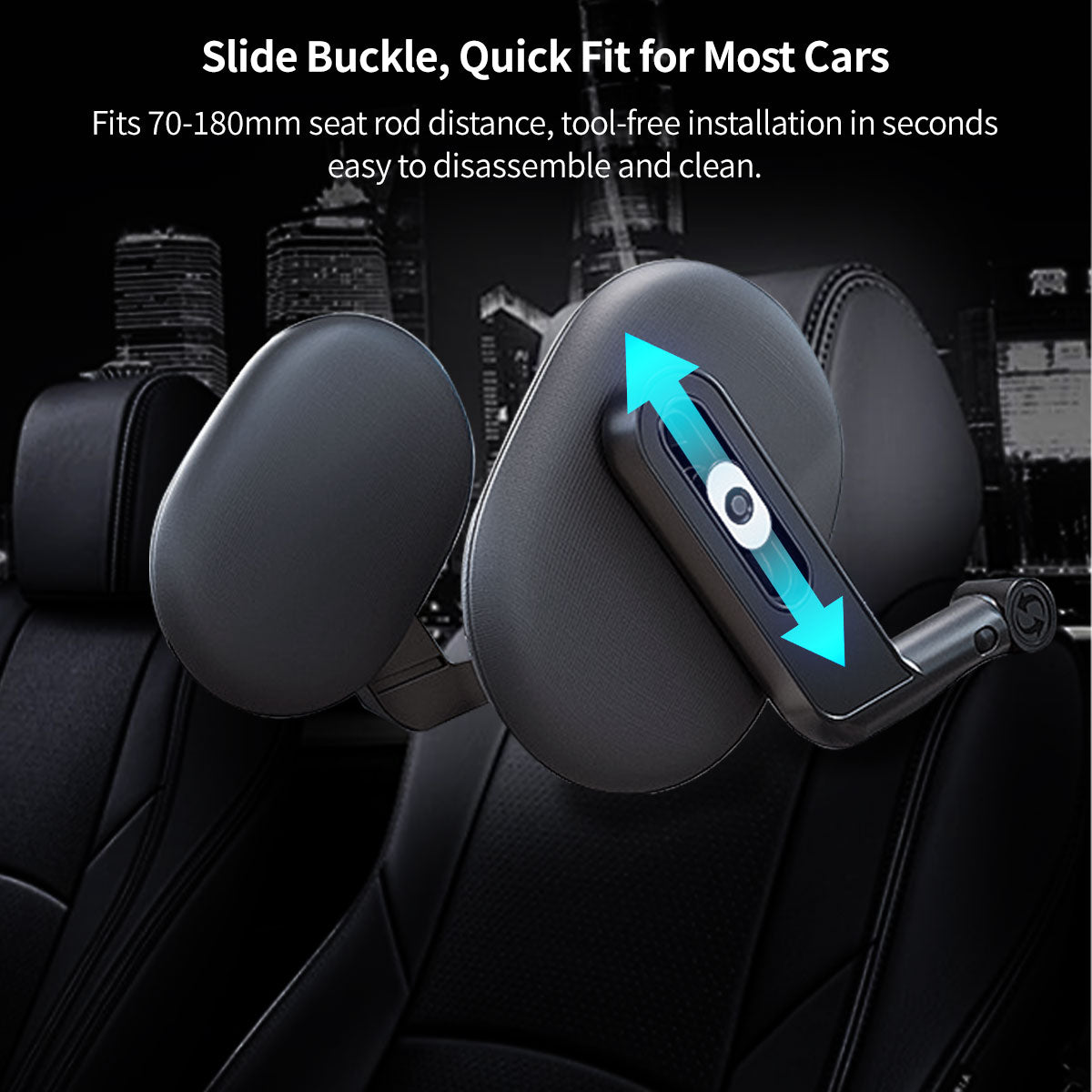 Car Headrest Neck Support – Adjustable Comfort for Travel & Sleep | Traverseon
