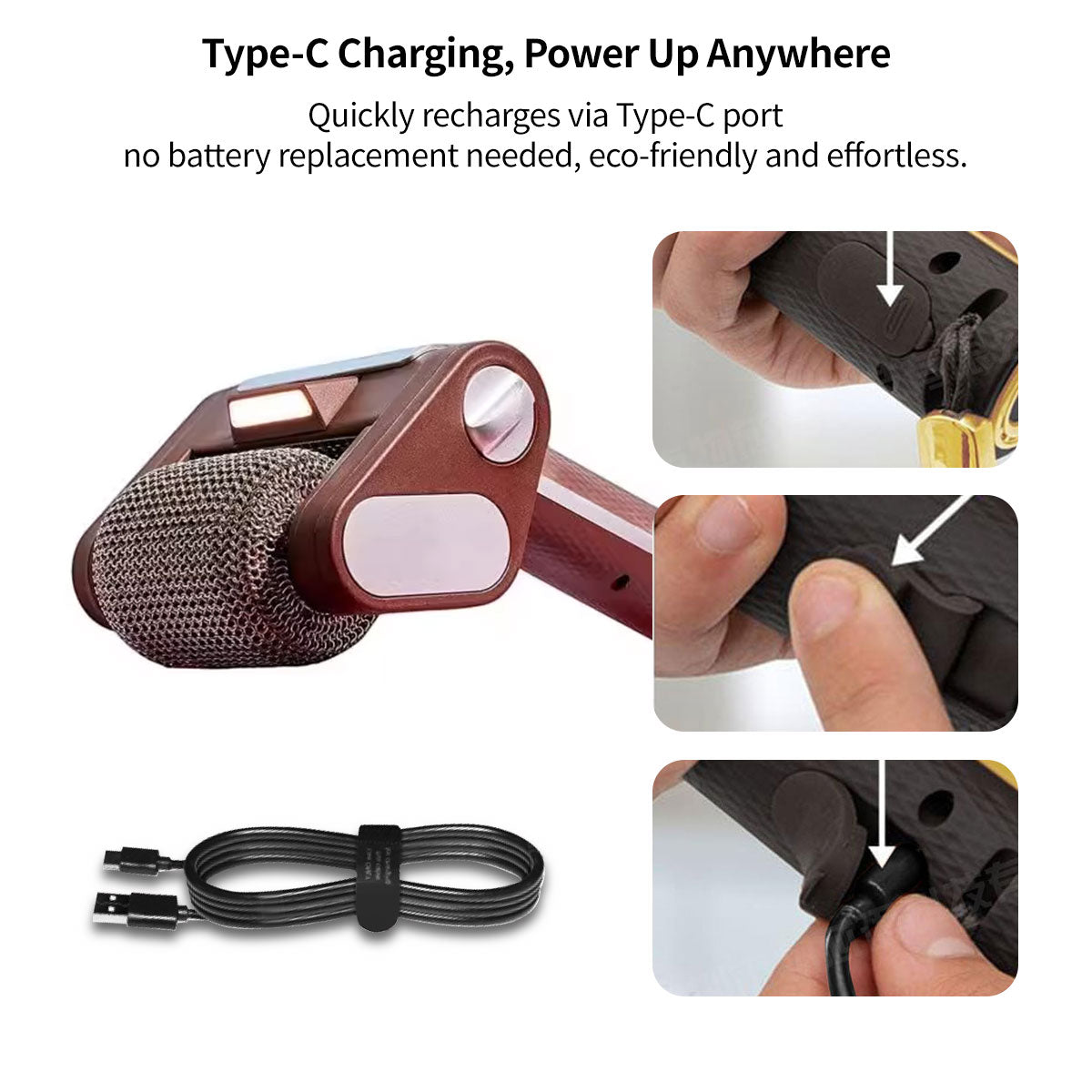 350 RPM Giddy Up Electric Grill Cleaner – Fast Cleaning for Outdoor BBQ, Long Battery Life, LED Light | Traverseon