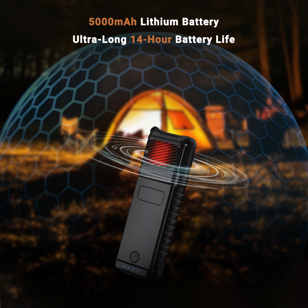 14-Hour Long Battery Life, 50m² Coverage, Lithium Battery Mosquito Zapper