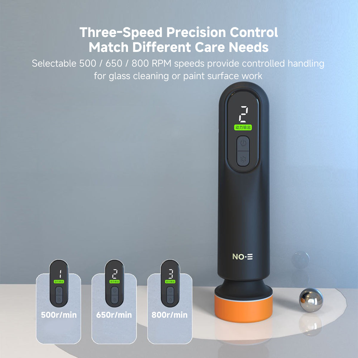 Cordless Car Polisher 3-Speed Mini Buffer Scratch Remover 2000mAh Rechargeable | Traverseon