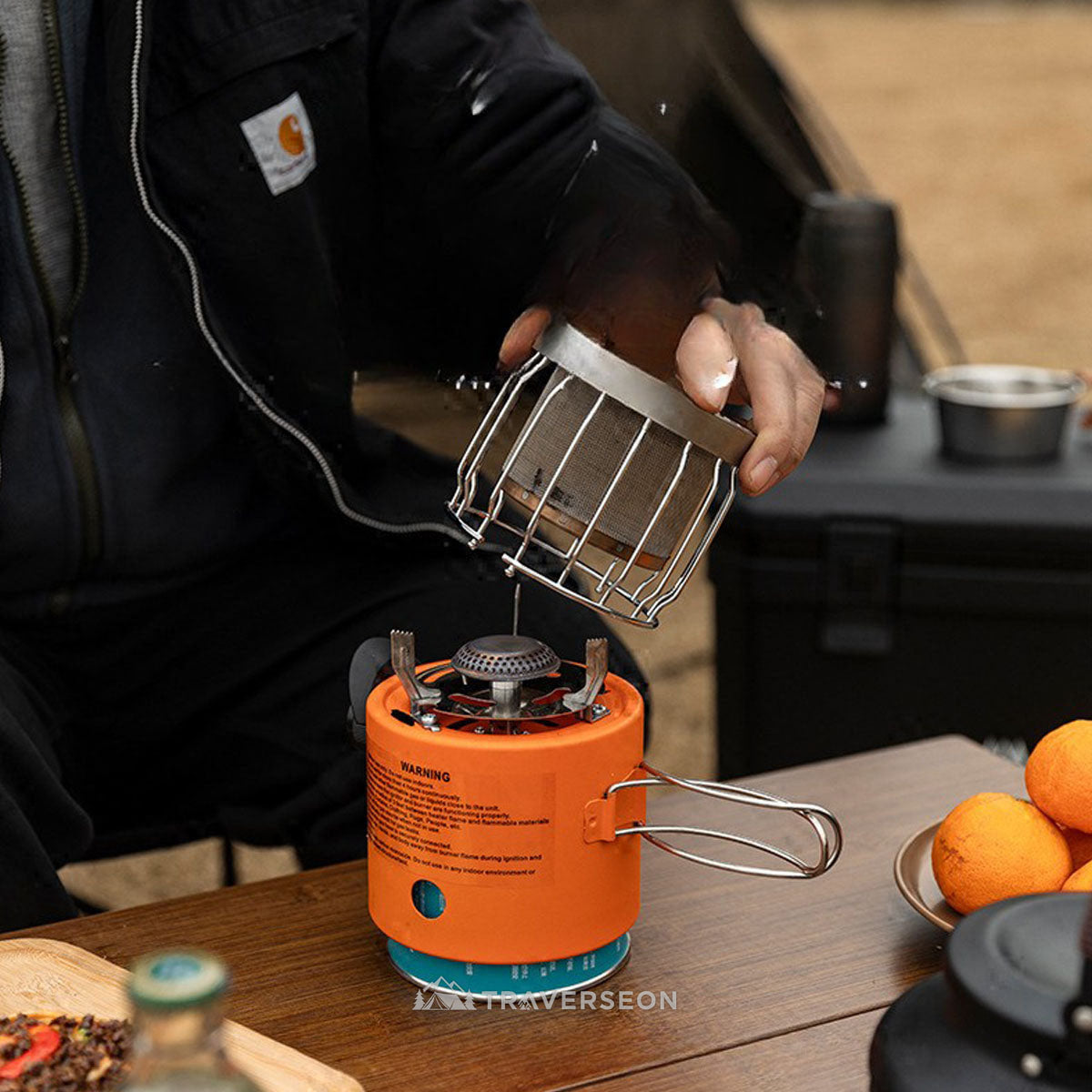 2000W Portable Outdoor Stove & Heater, Multi-Function Cooking