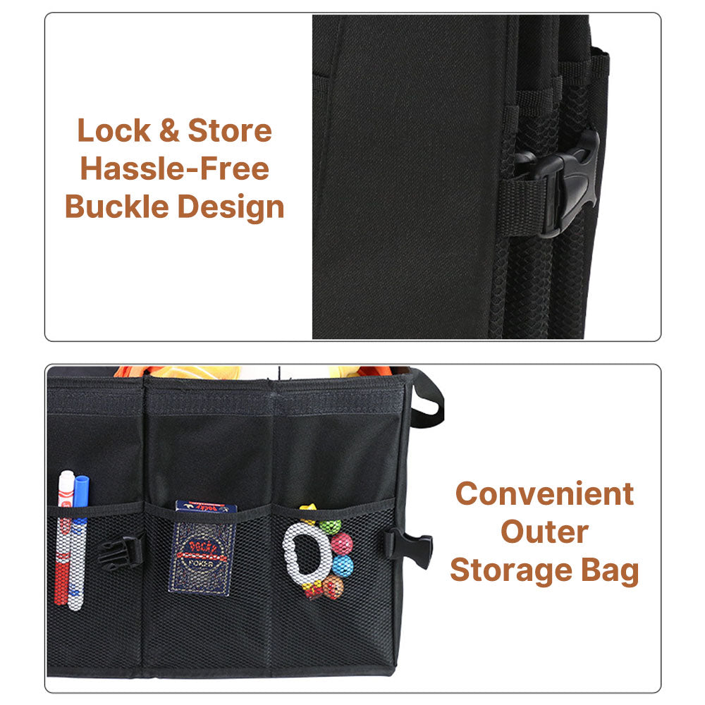 Traverseon RoadVault 60L Collapsible Car Trunk Organizer