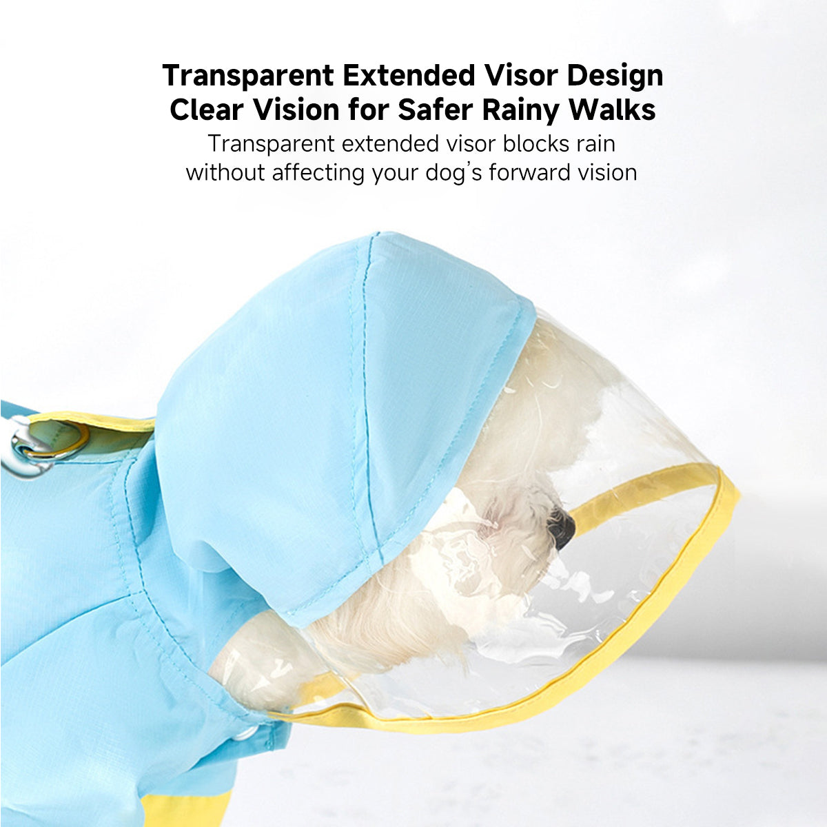 Reflective Dog Raincoat – Waterproof Full-Coverage with Leash Hole | Traverseon