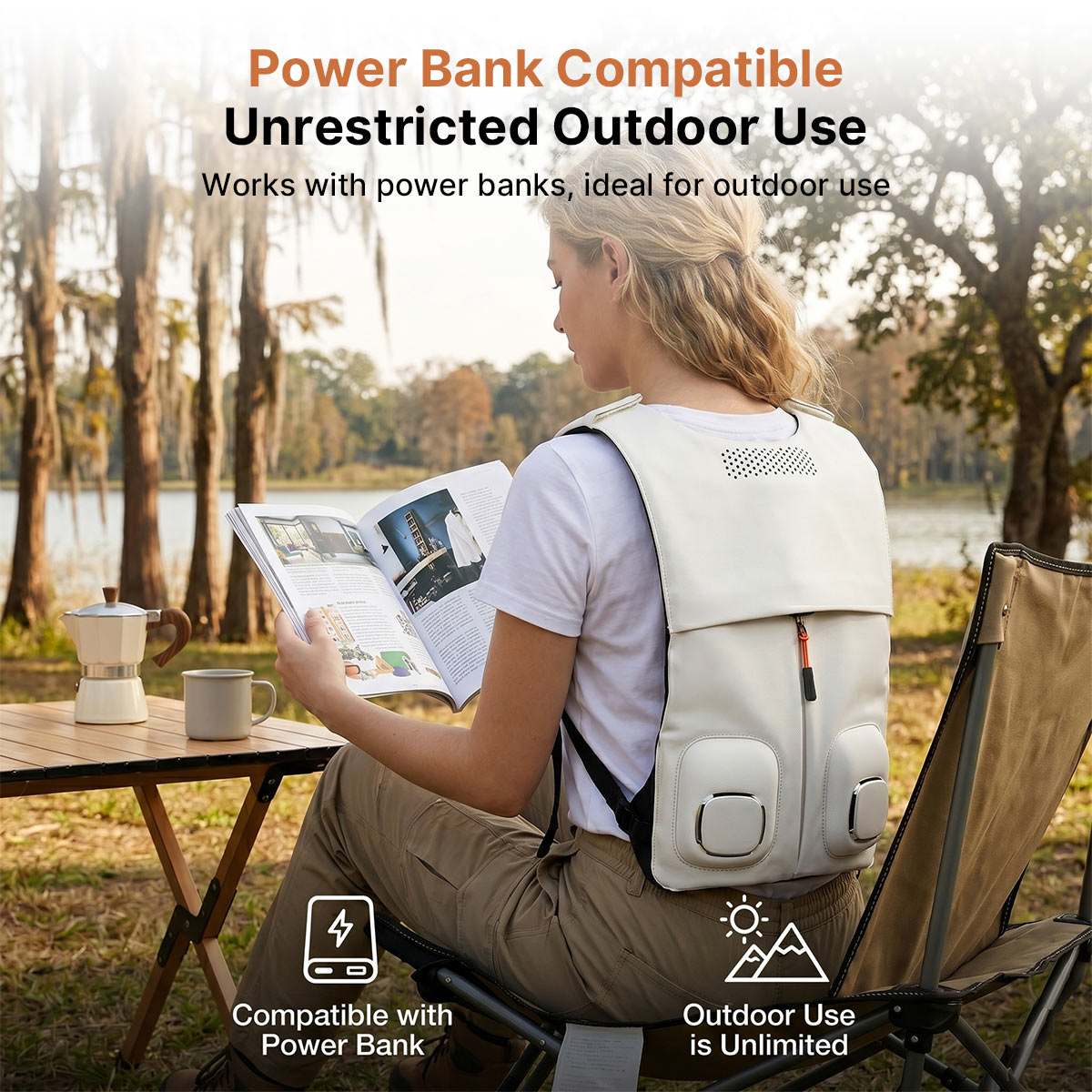 Traverseon Wearable Cooling Vest – TEC Air Conditioner Work Vest