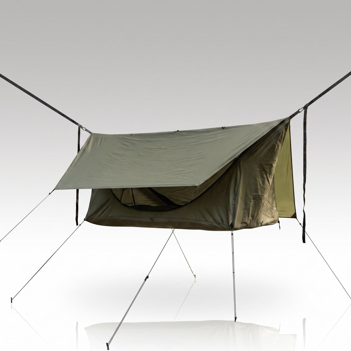 Anti-Mosquito Camping Hammock – 440 lb, 3000 mm Rain Tarp | Traverseon