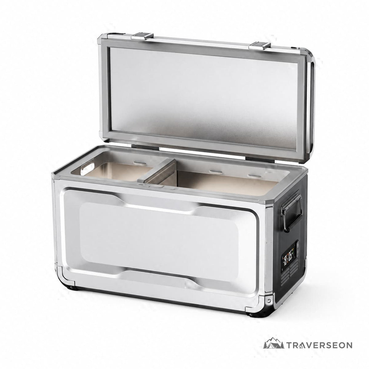 37 Qt All-Aluminum Portable Fridge – Dual-Zone Car Cooler | Traverseon
