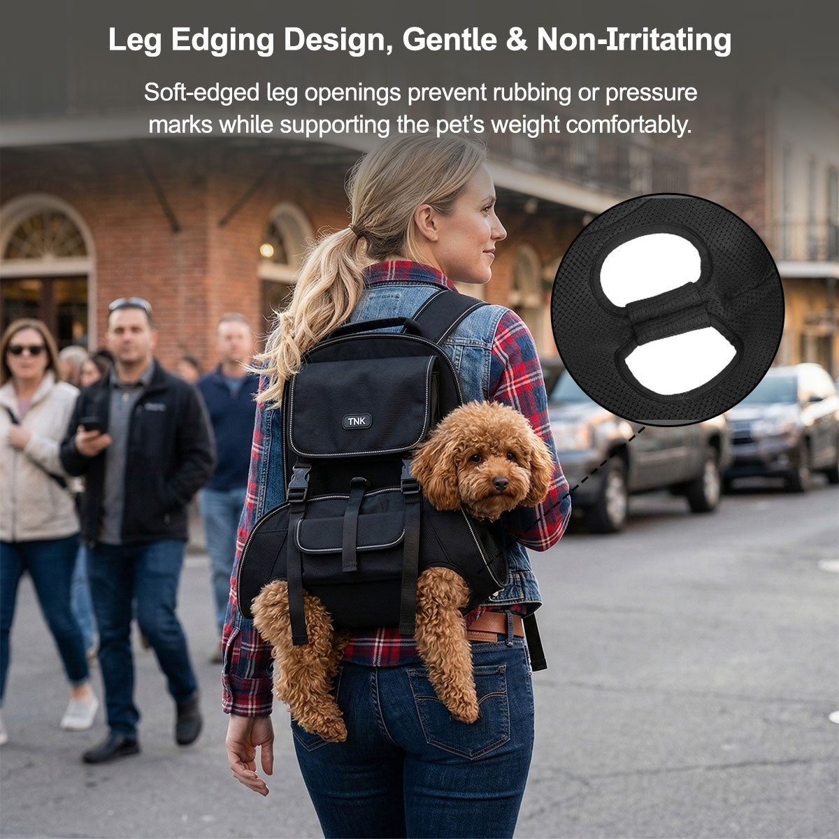 Dog Backpack Carrier – Bionic Breathable Adjustable for Hiking Walking Travel | Traverseon