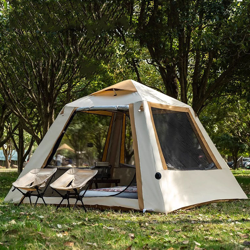 Traverseon Pole-Free Air Tent – 4–8 Person Inflatable Pop-Up Tent with Canopy