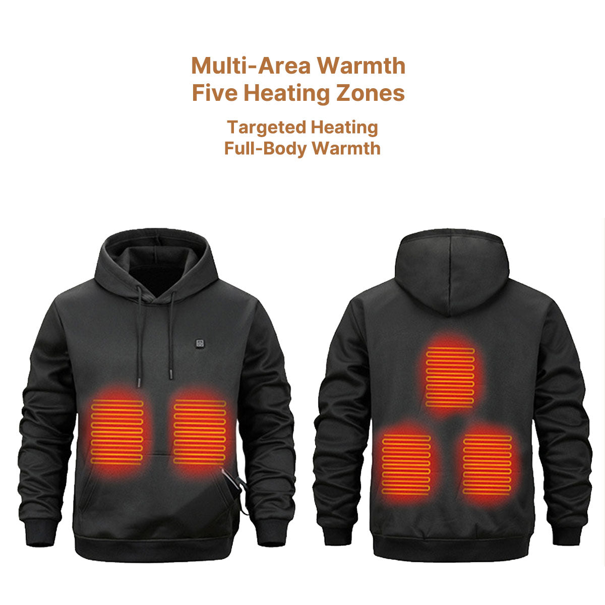 winter USB Heated Hoodie