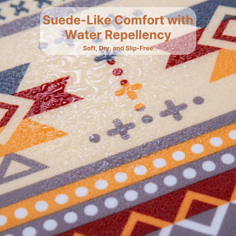 Traverseon Ethnic Style 5cm Dual Valve Self-Inflating Sleeping Pad