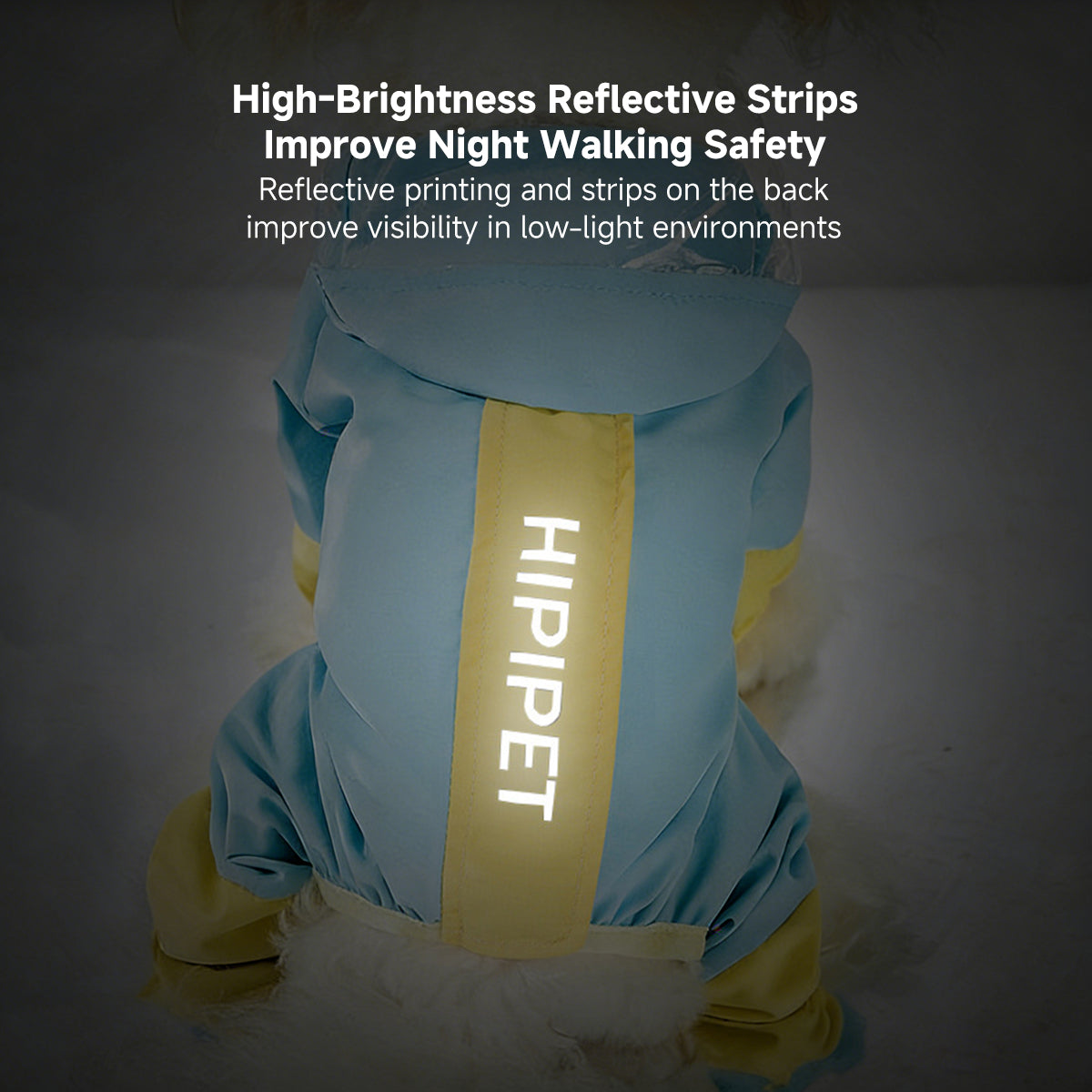 Reflective Dog Raincoat – Waterproof Full-Coverage with Leash Hole | Traverseon