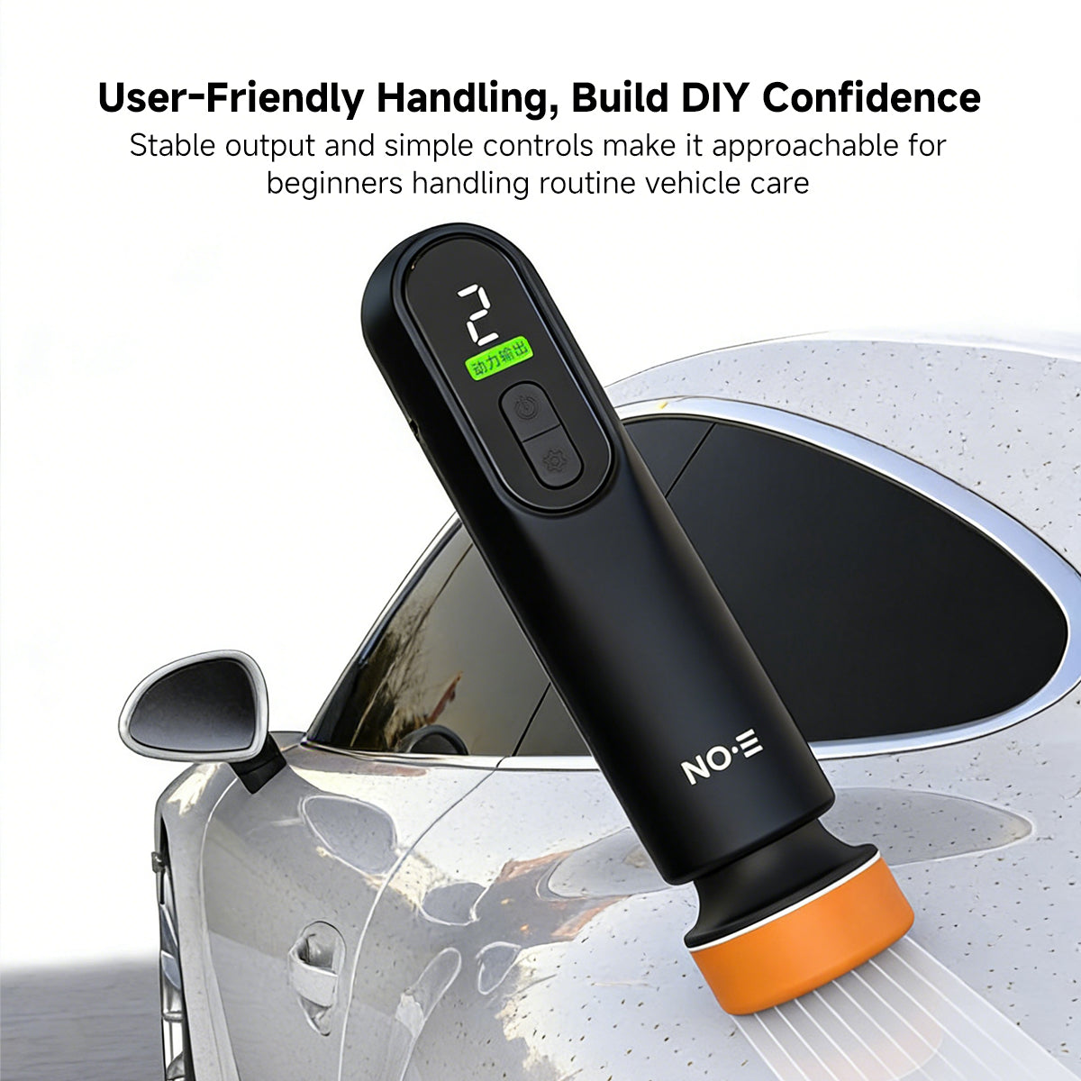 Cordless Car Polisher 3-Speed Mini Buffer Scratch Remover 2000mAh Rechargeable | Traverseon